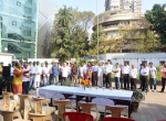 Director General addressing FD staff at the 68th Republic Day Celebration